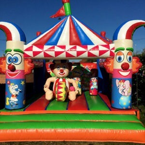 château clown gonflable