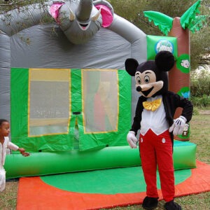 château éléphant gonflable