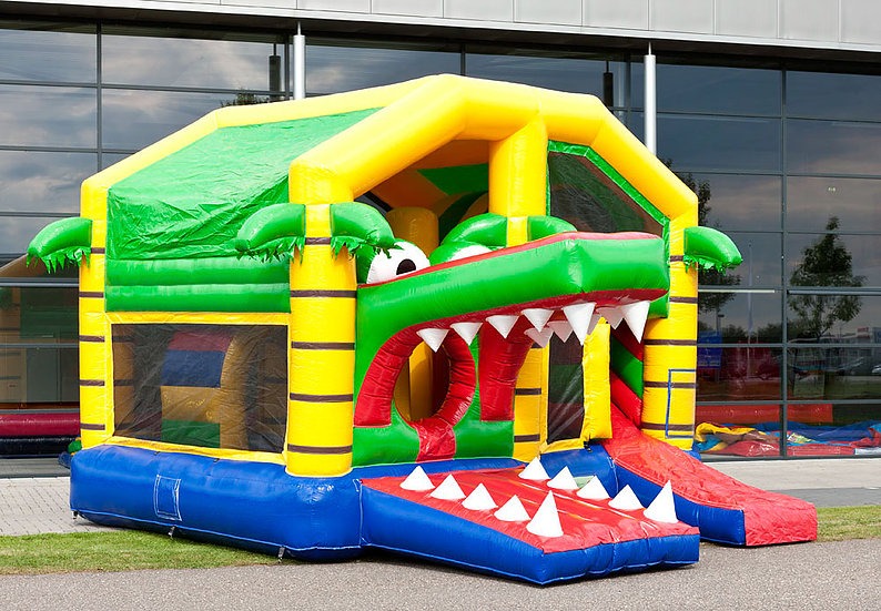 Château croco château crocodile gonflable