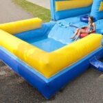 toboggan croco jeu gonflable