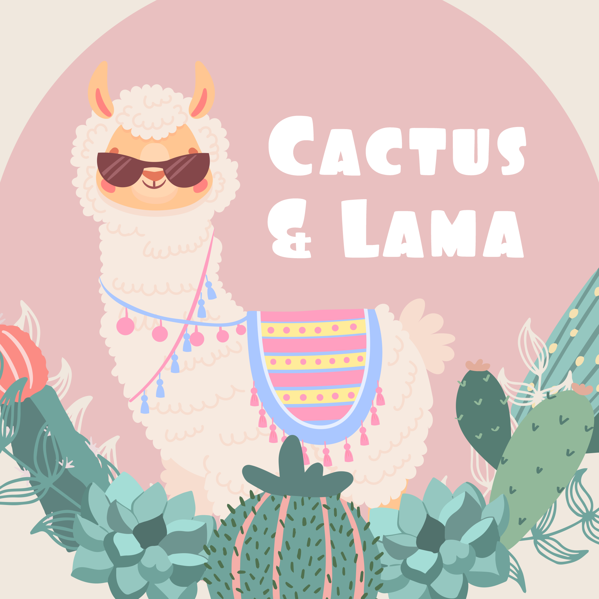 Cactus & Lama