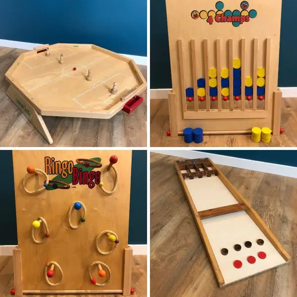 5 Jeux en bois